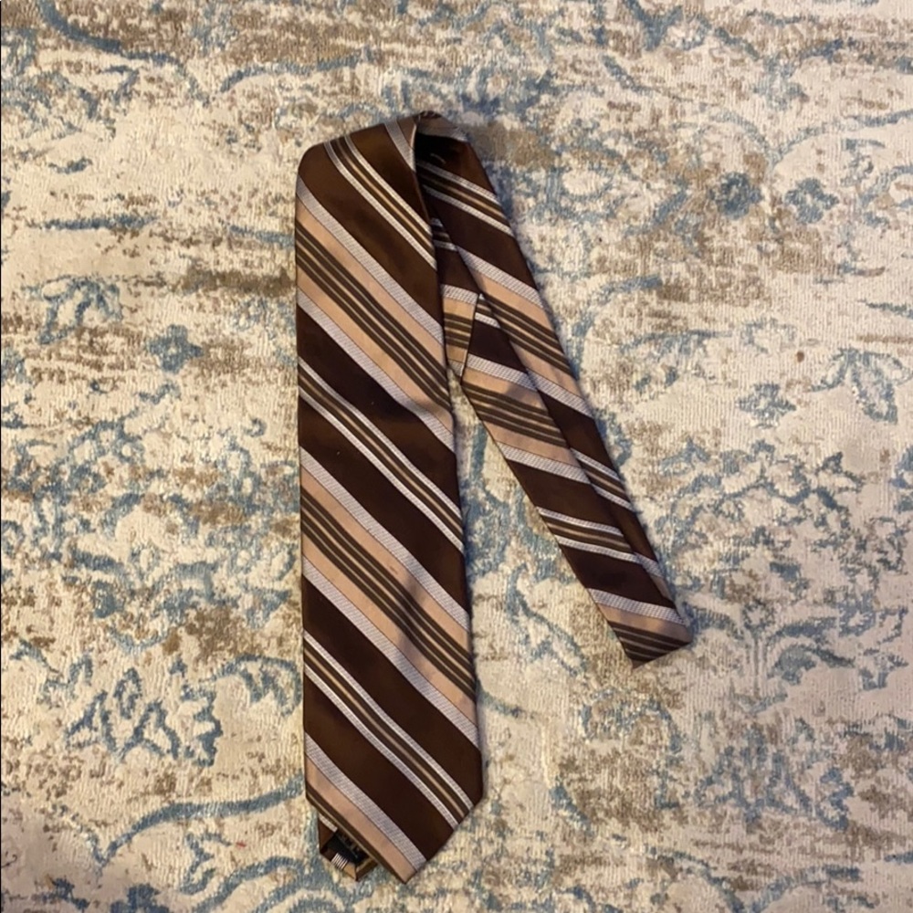 DKNY Brown Tie